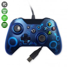 Controle com Fio Xbox One/XSS/XSX/PC N1 - Azul